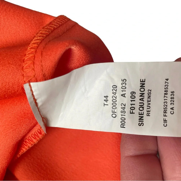 Sinequanone Orange Dress - Picture 10 of 10